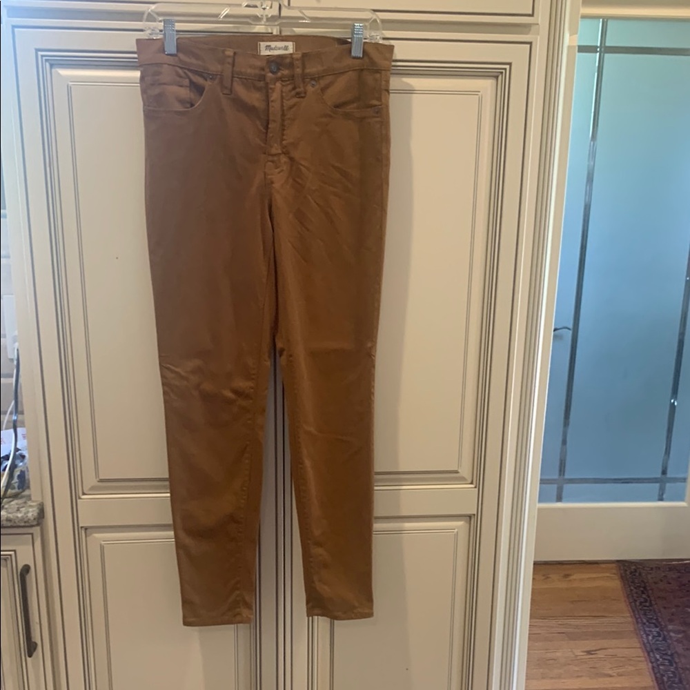 Madewell Brown Skinny Jeans  - 9 inch high- rise.